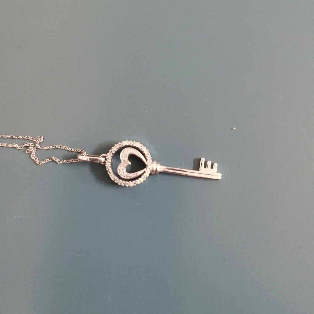 Key Heart Necklace